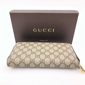 Gucci monogram zip wallet !!!